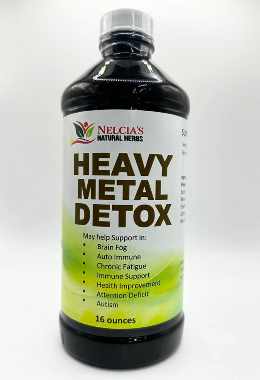 Heavy Metal Detox Tonic - 16oz | Immune Support & Health Improvement | Improves Brain Fog, Chronic Fatigue with Ziolite, Atlantic Red Algae, Barley Grass, Spirulina, Chlorella, Milk Thistle & More